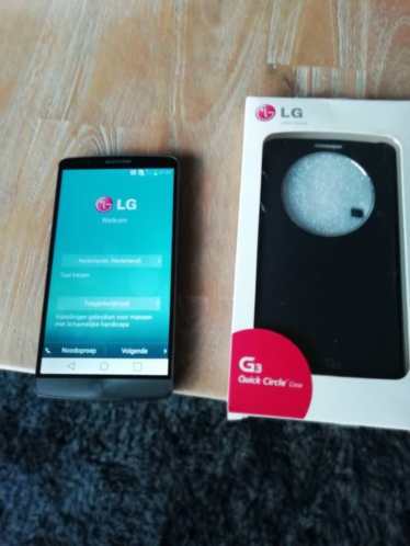 LG G3 telefoon met bescherm hoes 16gb