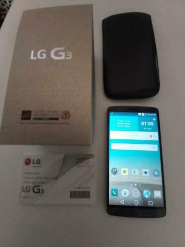 LG G3 Titan. inclusief hoesje .oplader .gebruiksaanwijzing