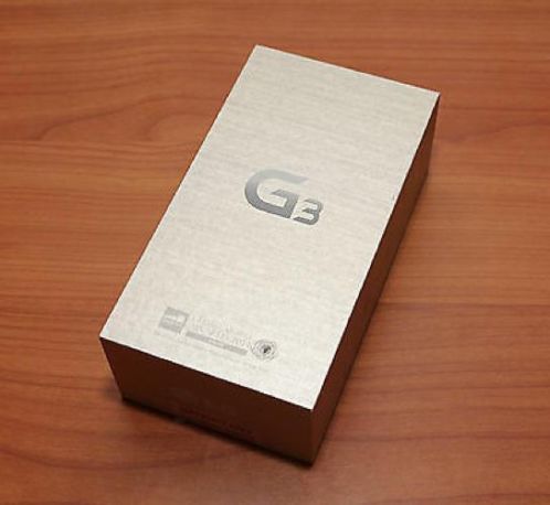 Lg G3 Titanium grey -Nieuw met bon-
