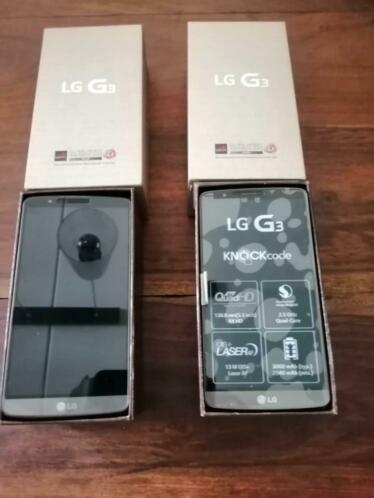 LG G3 twee stuks splinternieuwe schermen etc. Lees adv. 