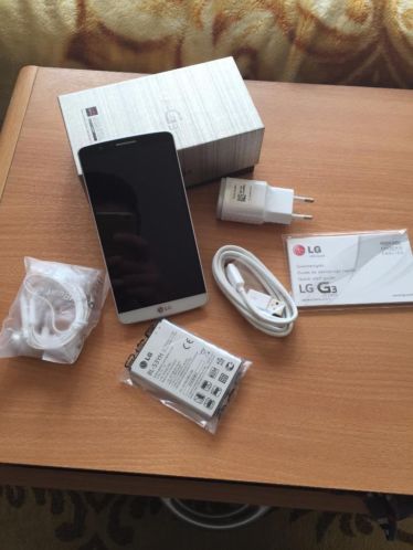 LG G3 wit 16gb inc. doos, garantie en navigatie