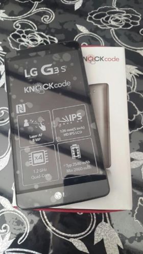 Lg g3s compleet in doos met aankoop bon 3maanden oud