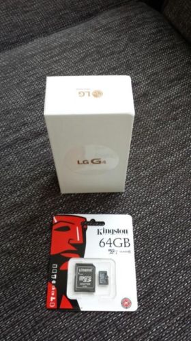 LG G4 Brown Leather Nieuw inclusief 64 gb micro sd 