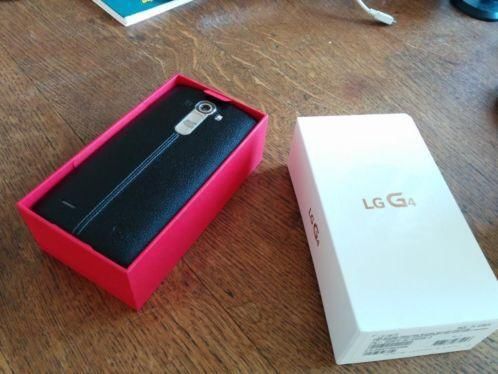LG G4 Zwart Leer Bon Nieuw 32GB Ruilen iPhone 6 (Plus)