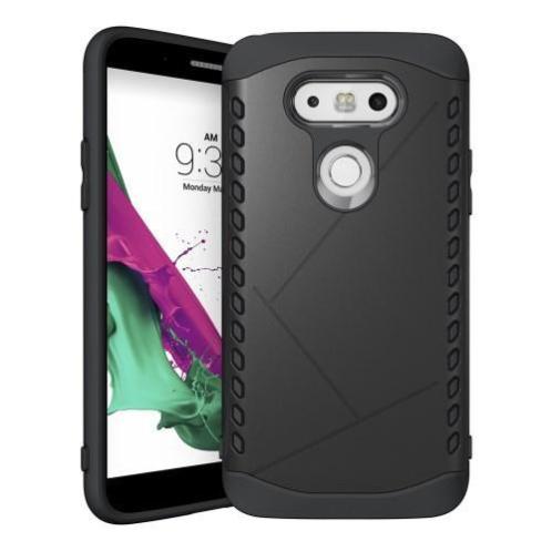 LG G5 Hoesje STG Back Case Hard Armor zwart