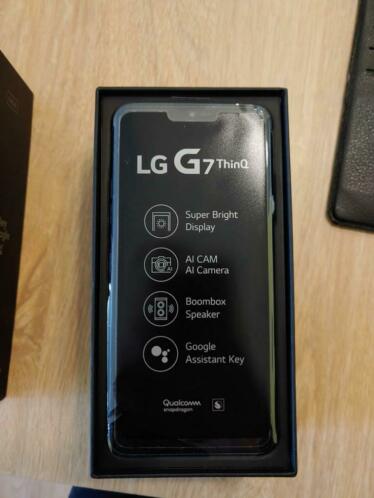 LG G7 ThinQ Blauw Blue met Hoesjes en Glass Screenprotector