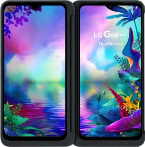 LG G8X ThinQ Dual Screen Zwart 128gb verzegeld factuur op na