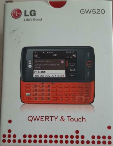 LG GW520 QwertyampTouch telefoontje