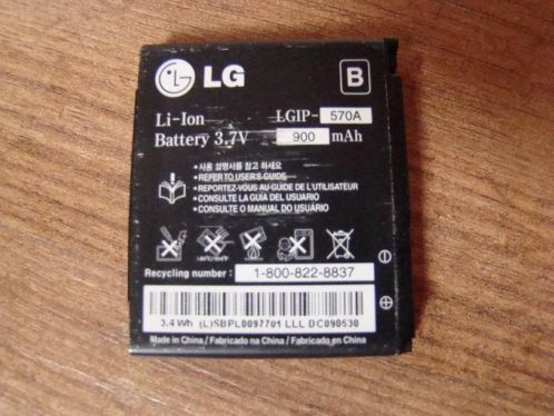 LG kp 500 batterij (telefoon is helaas kapot gevallen)