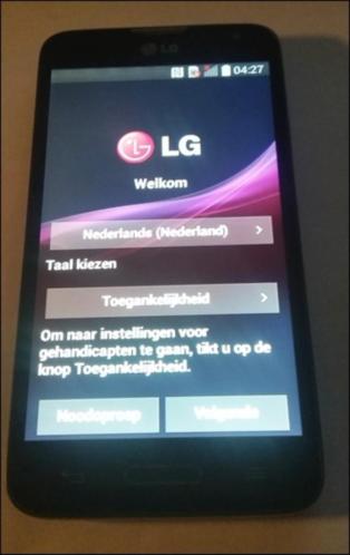 LG L70 (4GB, zwart, in goede en nette staat)