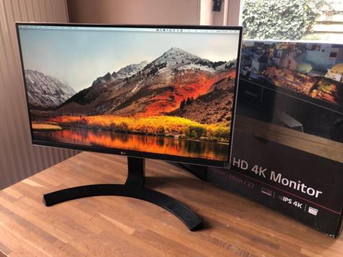 LG monitor 4k 27034 UD68-P Zwart