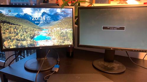 LG Monitors with additional cables