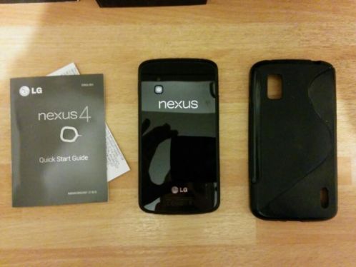 LG Nexus 4 16gb incl. protector n skin