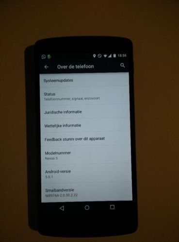 LG Nexus 5 16GB Zwart aangeboden