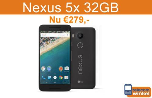 LG Nexus 5X 32GB nu voor maar 279,-