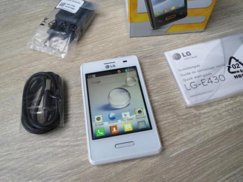 LG Optimus L3 II (2e generatie) - wit, nieuwstaat amp compleet