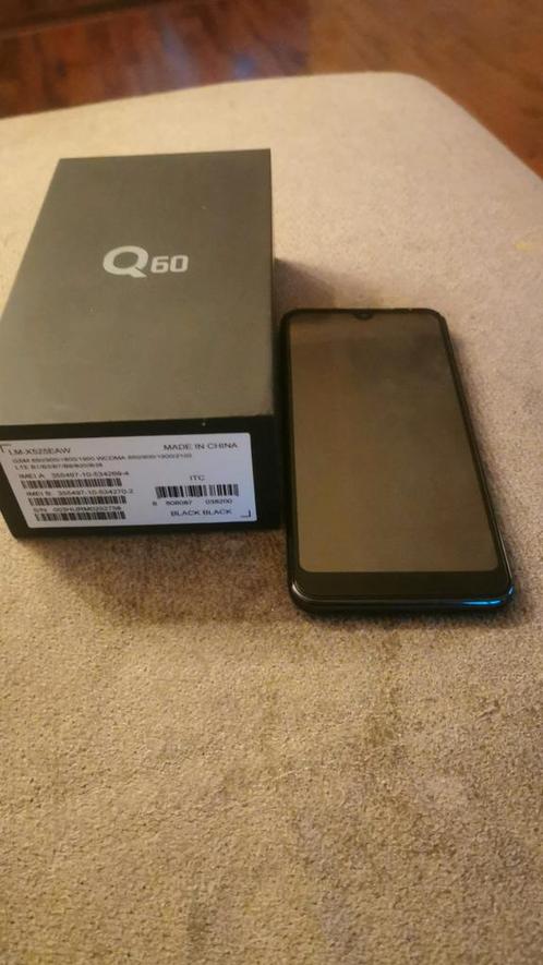 LG Q60 Zwart 64gb in nieuw staat