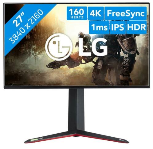 LG UltraGear 27GN950  27 inch, 4k met 144 Hz G-Sync