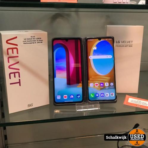 LG Velvet 5G 128GB met dualscreen in doos