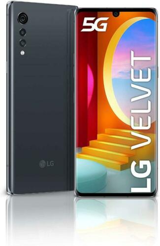 LG Velvet 5G Aurora Gray 128GB Nieuwstaat amp Garantie