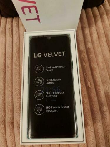 LG Velvet dual sim 128GB 5G groen