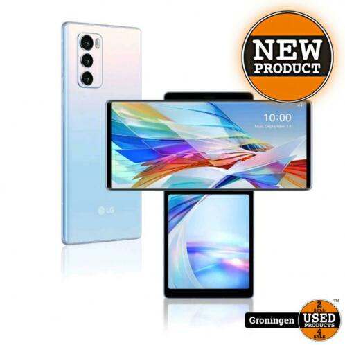 LG Wing Illusion Sky 128GB 5G Dual-SIM  Draaibaar scherm 