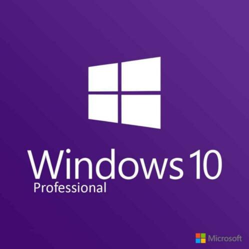 Licentie Voor Windows 10 Pro  RETAIL  100 Legaal  1 PC