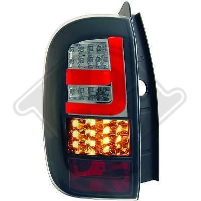 Light bar led achterlichten dacia duster smoke  zwart