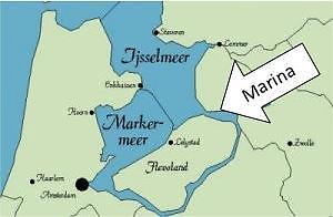 Ligplaats 12  4,5 meter Marina Schokkerstrand - IJsselmeer