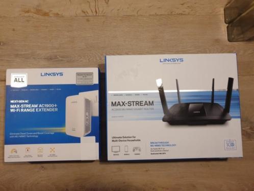 Linksys MAX-stream AC2600 router  MAX-stream extender