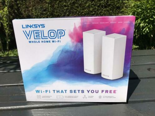 Linksys Velop tri-band mesh WiFi router AC4400 2 st. nieuw