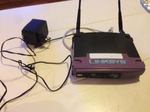 Linksys wireless- g broadband router met 4 poort switch