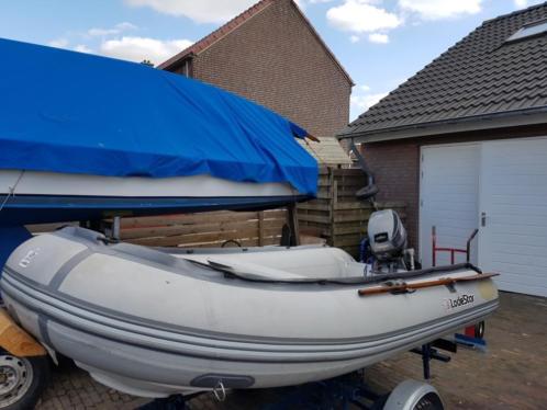 Lodestar 3m X 1.5m rib incl. trailer en eventeel een bbm.