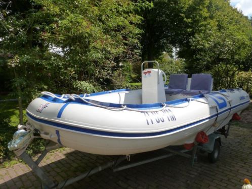 Lodestar Trimax aluminium 4.30 meter 40 pk yamaha en trailer