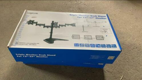 Logilink triple monitor desk stand (2 stuks)