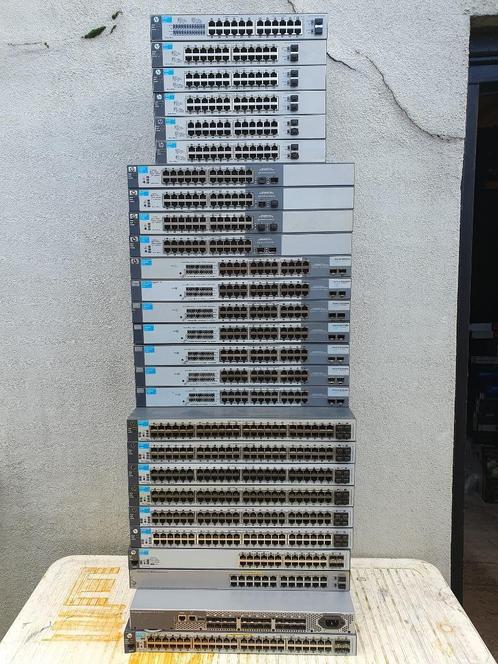 LOT 180 switches en routers Gold Zilver Palladium SCRAP