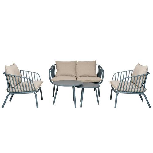 Lounge tuinset Luka Blauw