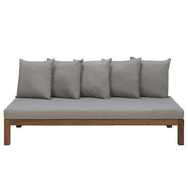 Loungebank Ibiza - bruin - 79x180x26 cm