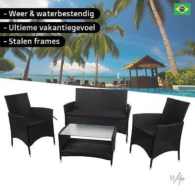 Loungeset brazil rotan compleet voor maar 139 euro