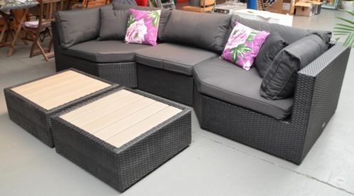 Loungeset, hoekbank, tuinset, tuin set, tuinmeubels