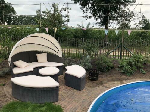 Loungeset rond 190 cm