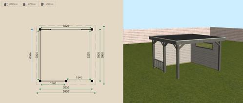 Lugarde veranda 3.5x3.5  Nieuw  Moet nog opgebouwd worden