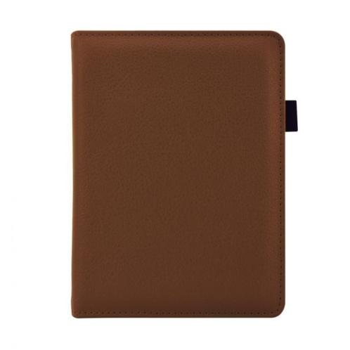 Luxe Bruine Leren Hoes Kobo Glo (Sleepcover  Case  Bescher