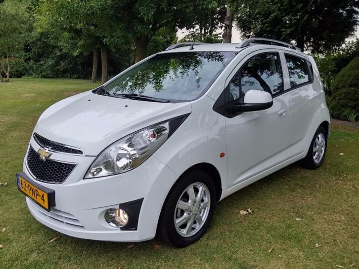 LUXE Chevrolet Spark 1.0 bj11 Wit airco elec-pakket lmv 34km