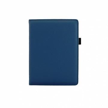 Luxe Donkerblauwe Leren Beschermhoes Kobo Aura H2O cover