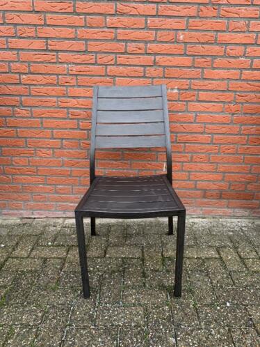 Luxe GarVida Listello stapelbare stoel brons geborsteld