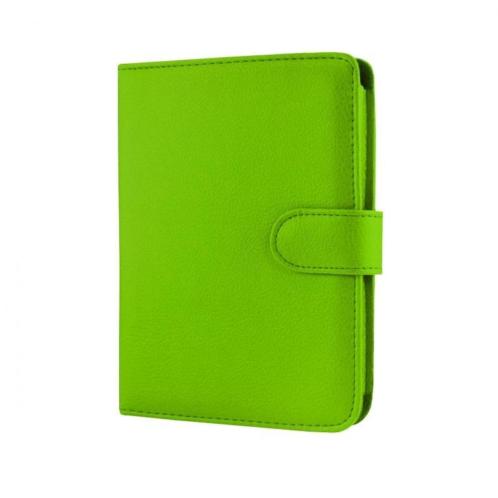 Luxe Groene Leren Hoes Pocketbook Touch Lux 3 (Cover  Case