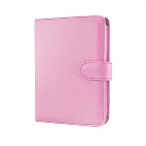 Luxe Lichtroze Leren Hoes Pocketbook Touch Lux 3 (Cover  Ca