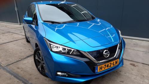 Luxe Nissan Leaf Tekna 40kWh 2020 Blauw 2000 Half leer Incl