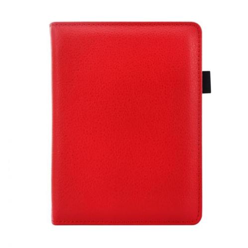 Luxe Rode Leren Hoes Kobo Glo HD (Sleepcover  Case  Besche